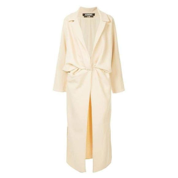 Jacquemus Jackets & Blazers - Jacquemus - Wrap Front Long Coat - FR 42